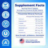 pH Body Balance Multi Mineral tablets to Support Alkaline & Cellular Metabolism Boost - 180 Tablets NE nutriEffect