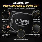 Turbo Sweat Waist Trimmer – Sweat Boosting Waist Belt with Free Mesh Wash Bag | Latex-Free Neoprene - NE nutriEffect - apparel