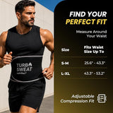 Turbo Sweat Waist Trimmer – Sweat Boosting Waist Belt with Free Mesh Wash Bag | Latex-Free Neoprene - NE nutriEffect - apparel