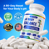 pH  Body Balance Multi Mineral tablets to Support Alkaline & Cellular Metabolism Boost - 180 Tablets NE nutriEffect