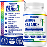 pH  Body Balance Multi Mineral tablets to Support Alkaline & Cellular Metabolism Boost - 180 Tablets NE nutriEffect
