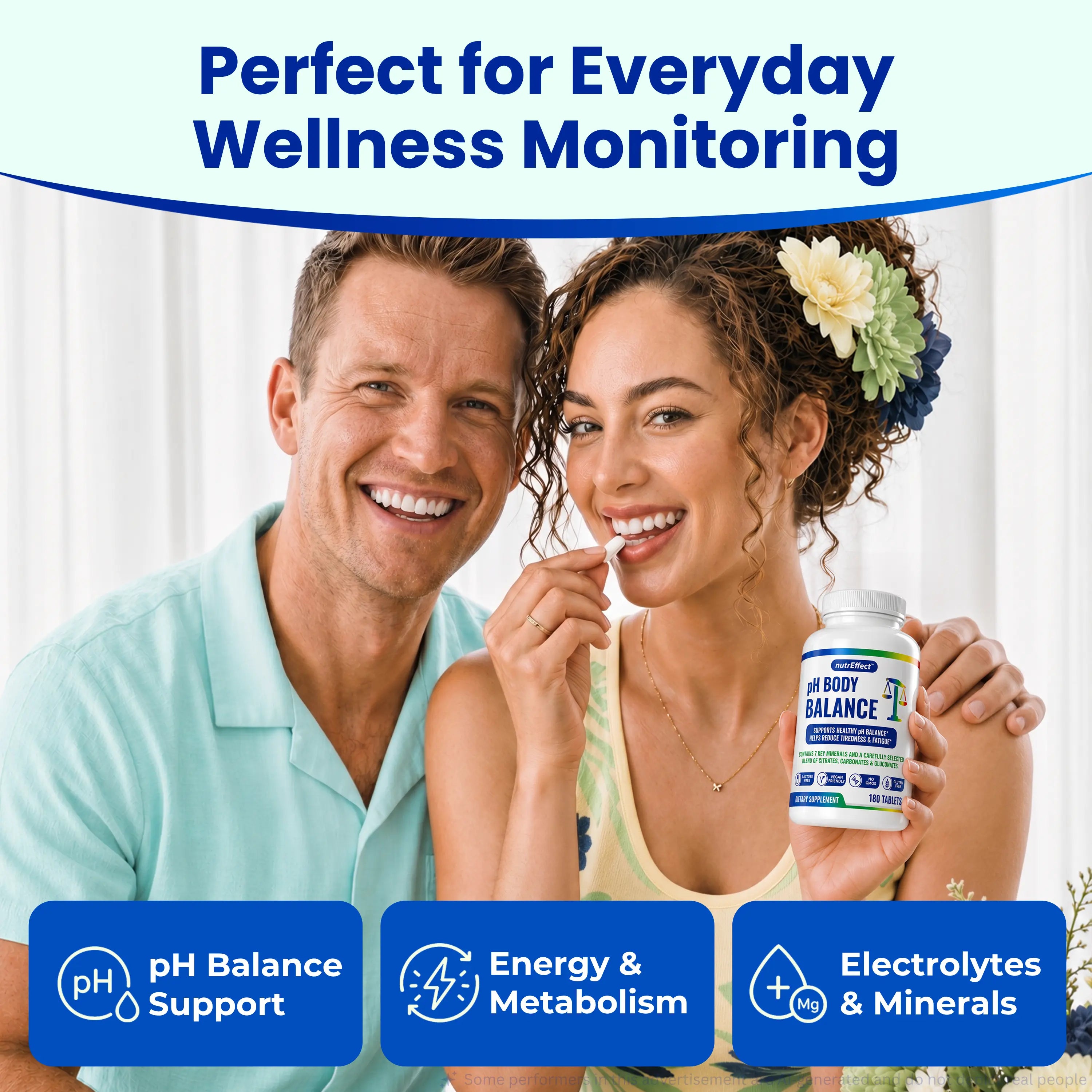 pH  Body Balance Multi Mineral tablets to Support Alkaline & Cellular Metabolism Boost - 180 Tablets