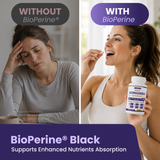 nutriEffect® Organic Ashwagandha 1200 mg with BioPerine® – Stress, Mood & Daily Vitality Support – 60 capsules