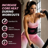 Turbo Sweat Waist Trimmer – Sweat Boosting Waist Belt with Free Mesh Wash Bag | Latex-Free Neoprene - NE nutriEffect - apparel