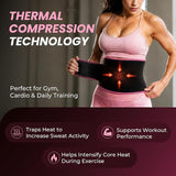 Turbo Sweat Waist Trimmer – Sweat Boosting Waist Belt with Free Mesh Wash Bag | Latex-Free Neoprene - NE nutriEffect - apparel