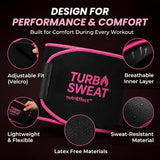 Turbo Sweat Waist Trimmer – Sweat Boosting Waist Belt with Free Mesh Wash Bag | Latex-Free Neoprene - NE nutriEffect - apparel