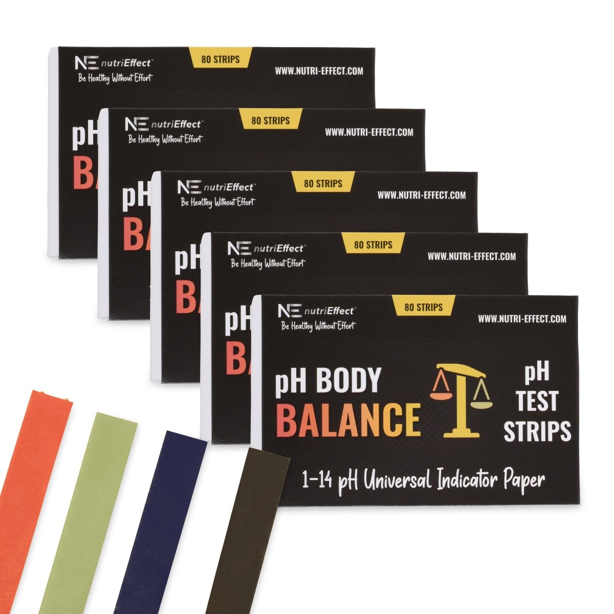 pH Test Strips 5-Pack total 400 stripes! SAVE with the Bundle!